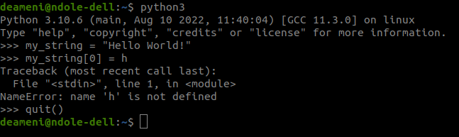 Beispielprogramm in console
